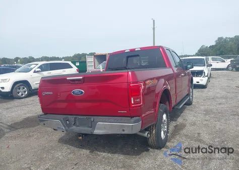 2016 Ford F-150 Lariat из США, поврежденный, VIN 1FTFX1EF7GFC66020